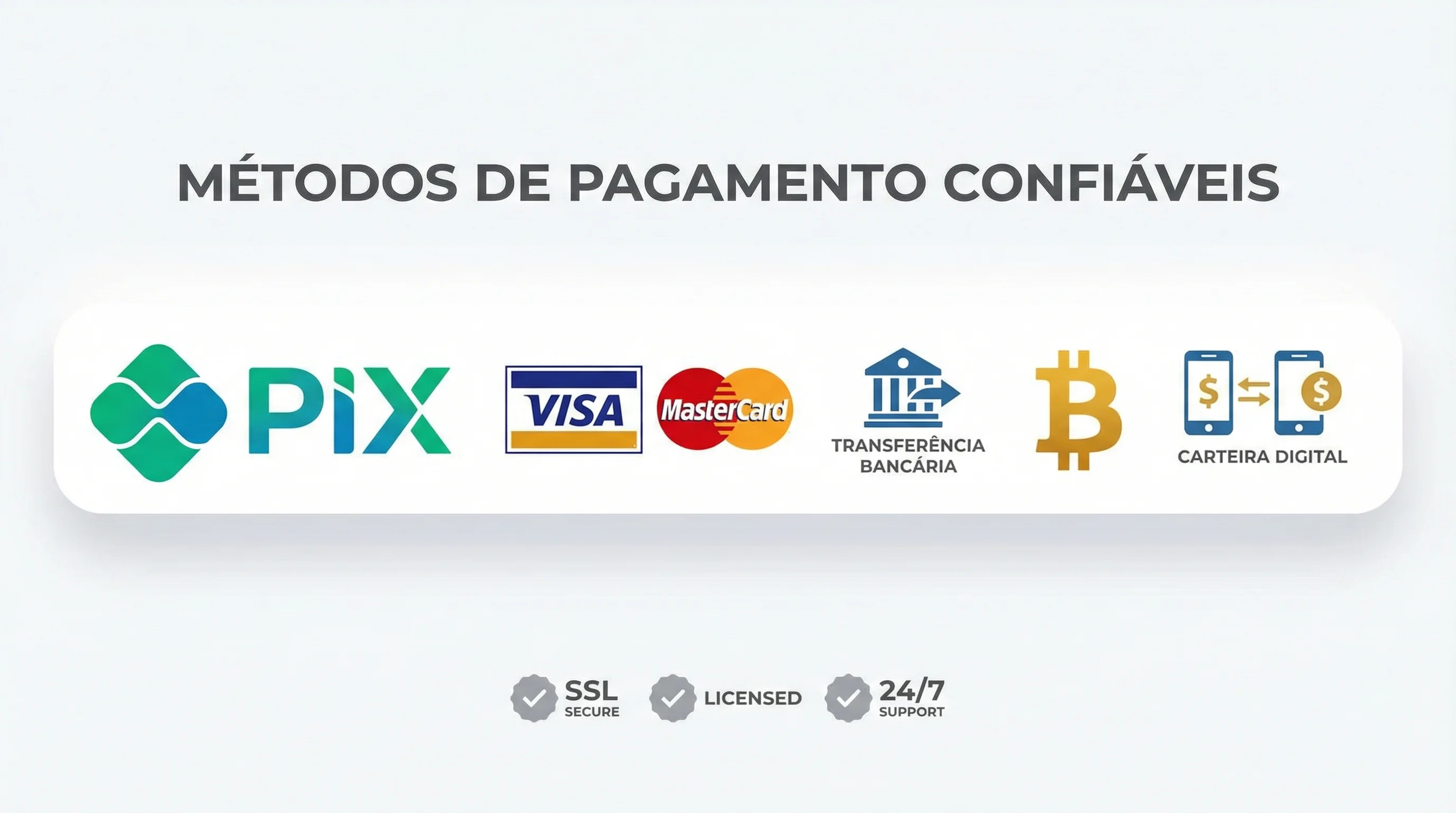 Métodos de Pagamento Aceitos no bet horse